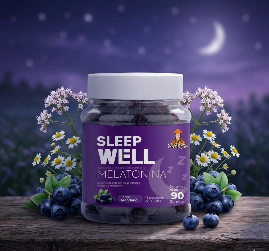 GOMITAS DE MELATONINA (DESCANSO Y RELAJACION)