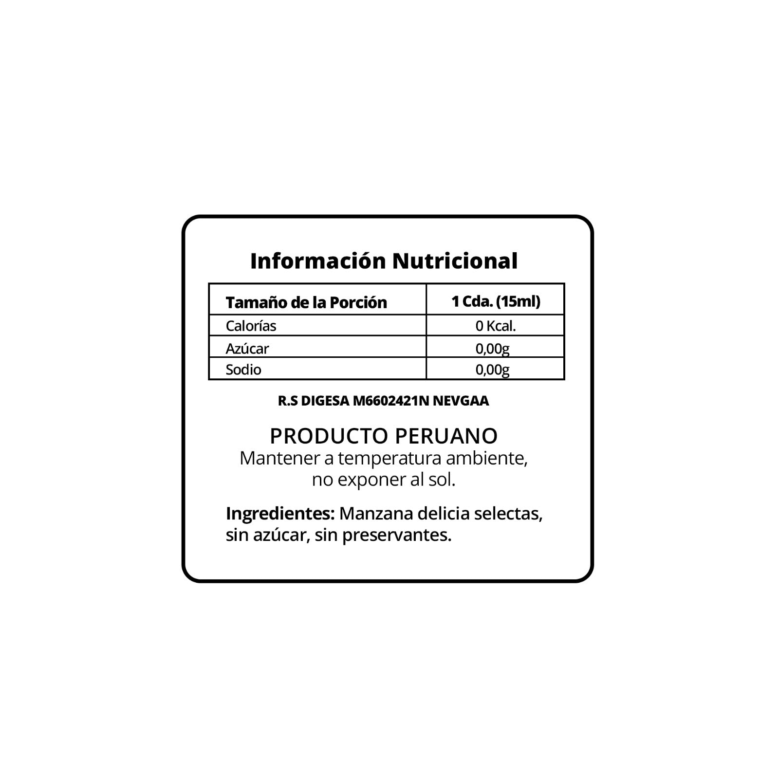 VINAGRE DE SIDRA DE MANZANA (SIN FILTRAR Y CON LA MADRE)