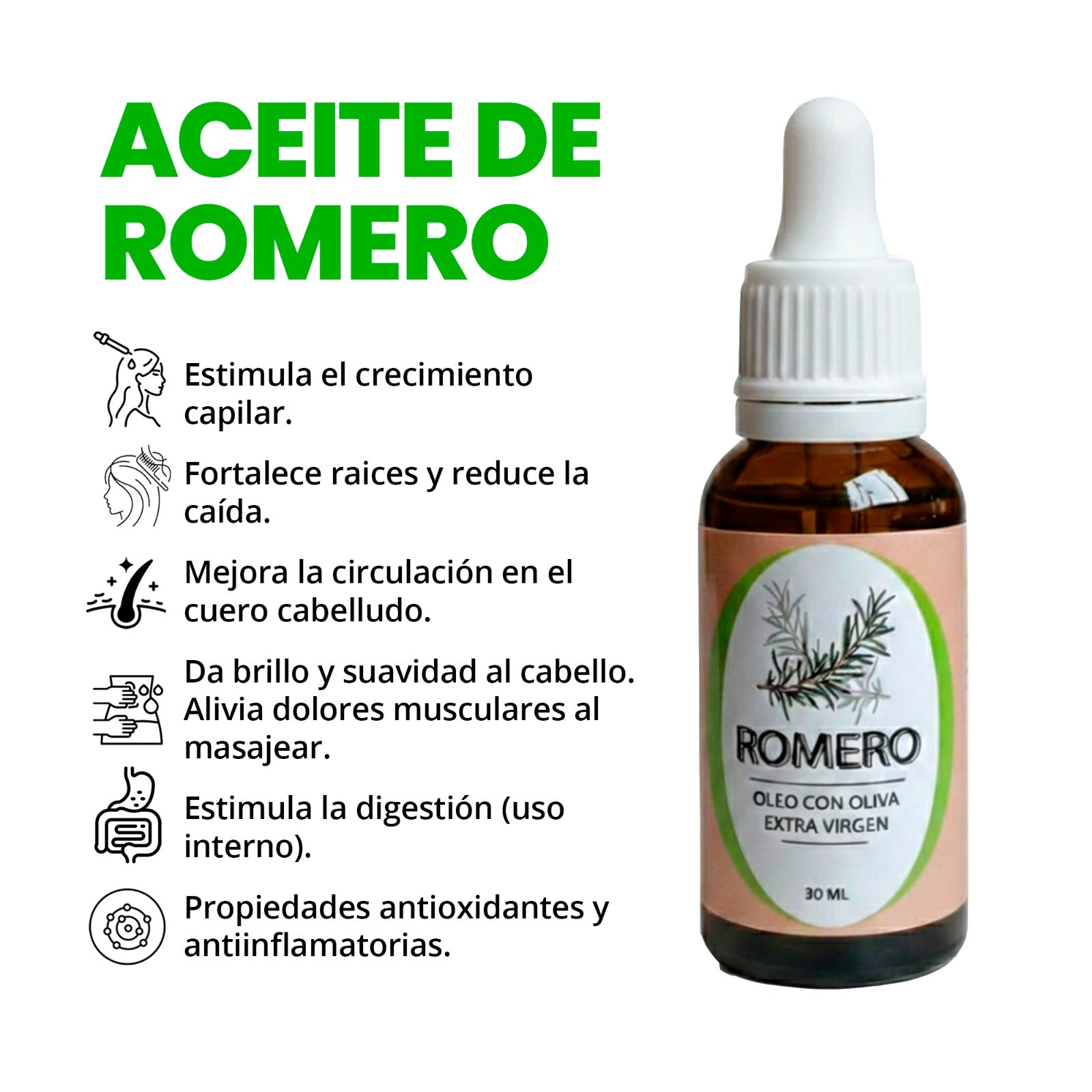 ACEITE DE ROMERO (COMESTIBLE)