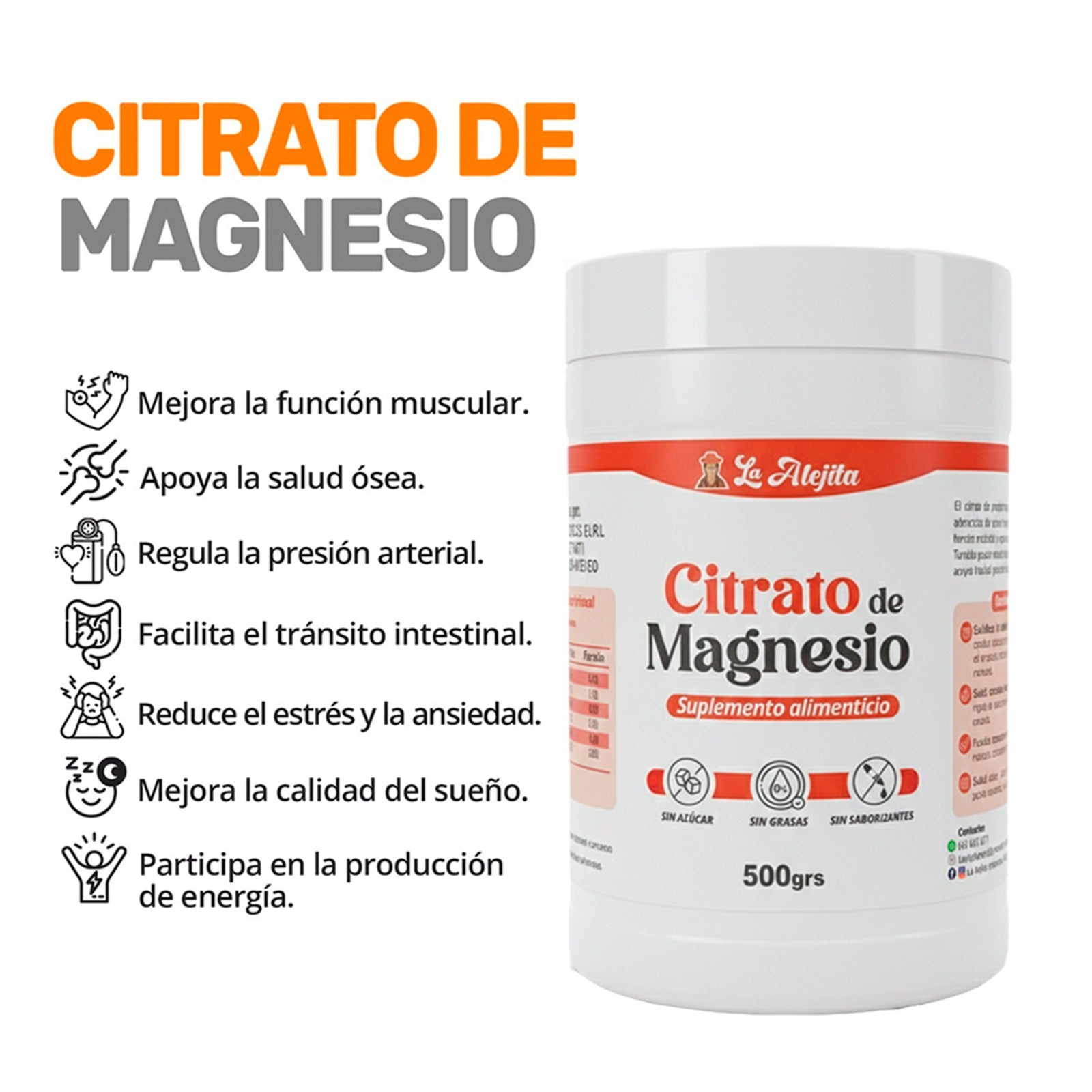 CITRATO DE MAGNESIO (RELAJACION Y EQUILIBRIO)