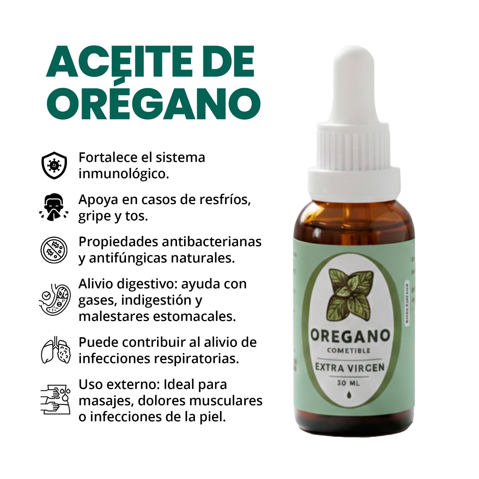 ACEITE DE OREGANO (COMESTIBLE)